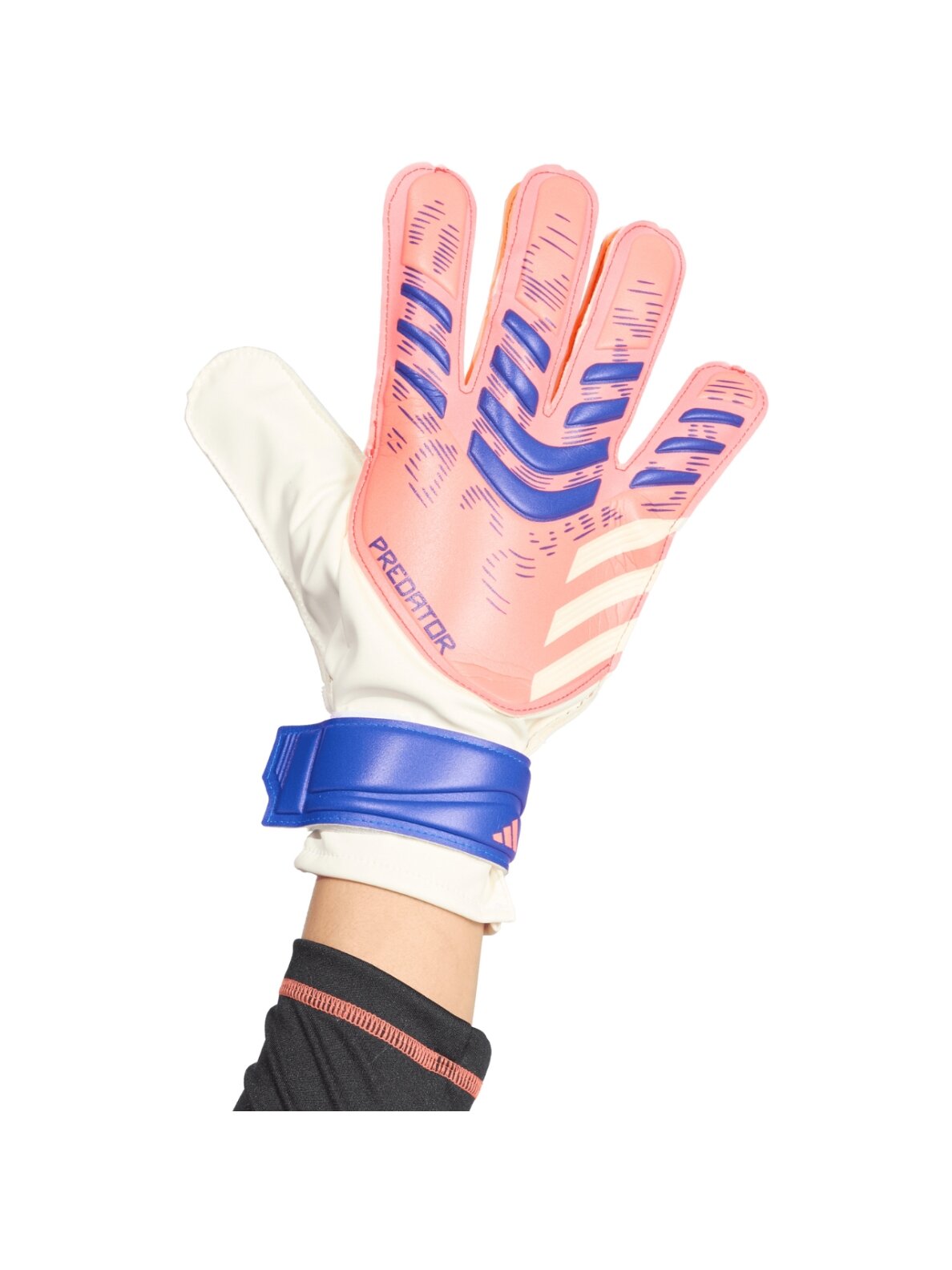 adidas Predator Glove Training vartininko pirštinės vyrams baltos-oranžinės JN5355 1