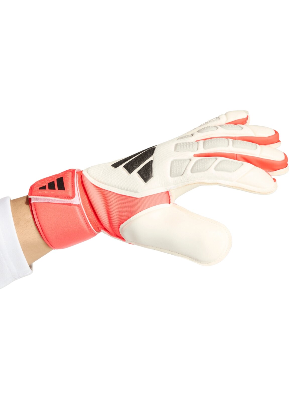 adidas Predator Match vartininko pirštinės balta-raudona KA7783 2 adidas Predator Match vartininko pirštinės balta-raudona KA7783 2