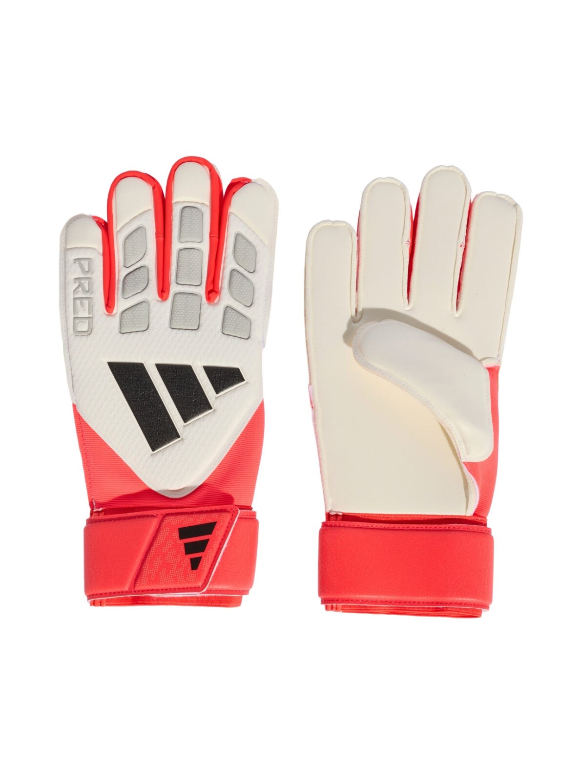 adidas Predator Match vartininko pirštinės balta-raudona KA7783 adidas Predator Match vartininko pirštinės balta-raudona KA7783