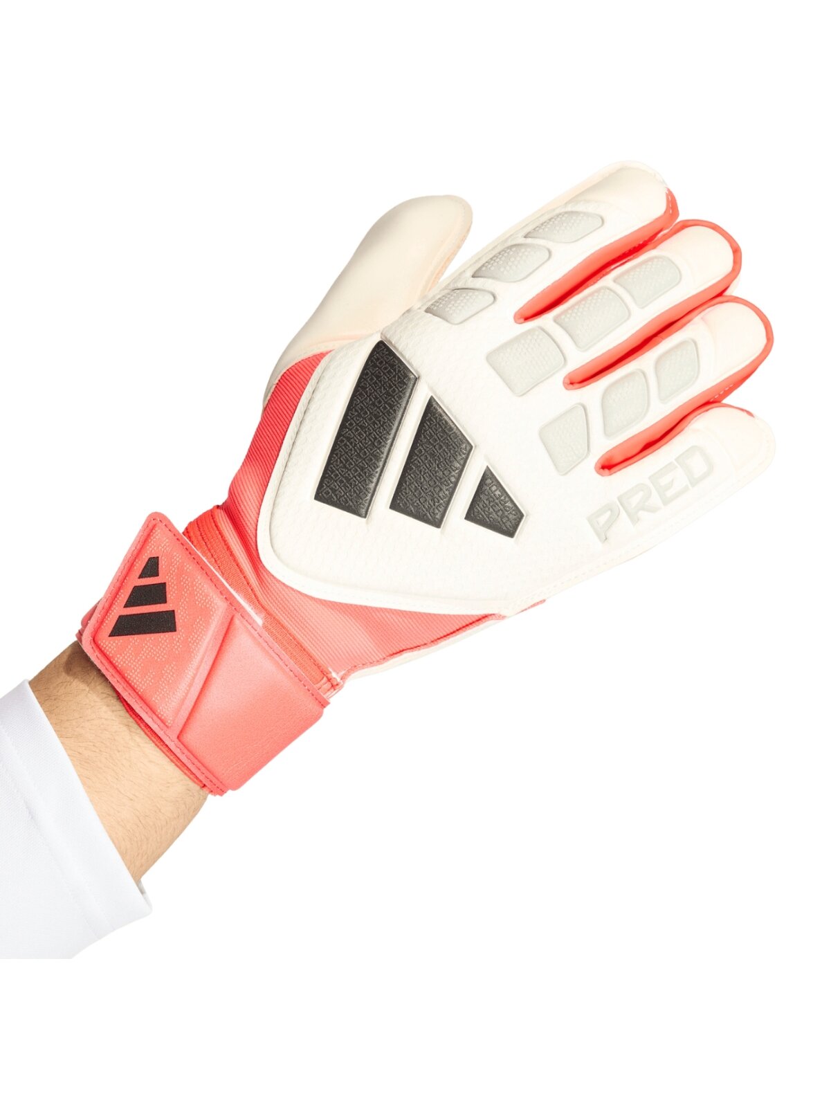 adidas Predator Match vartininko pirštinės balta-raudona KA7783 1