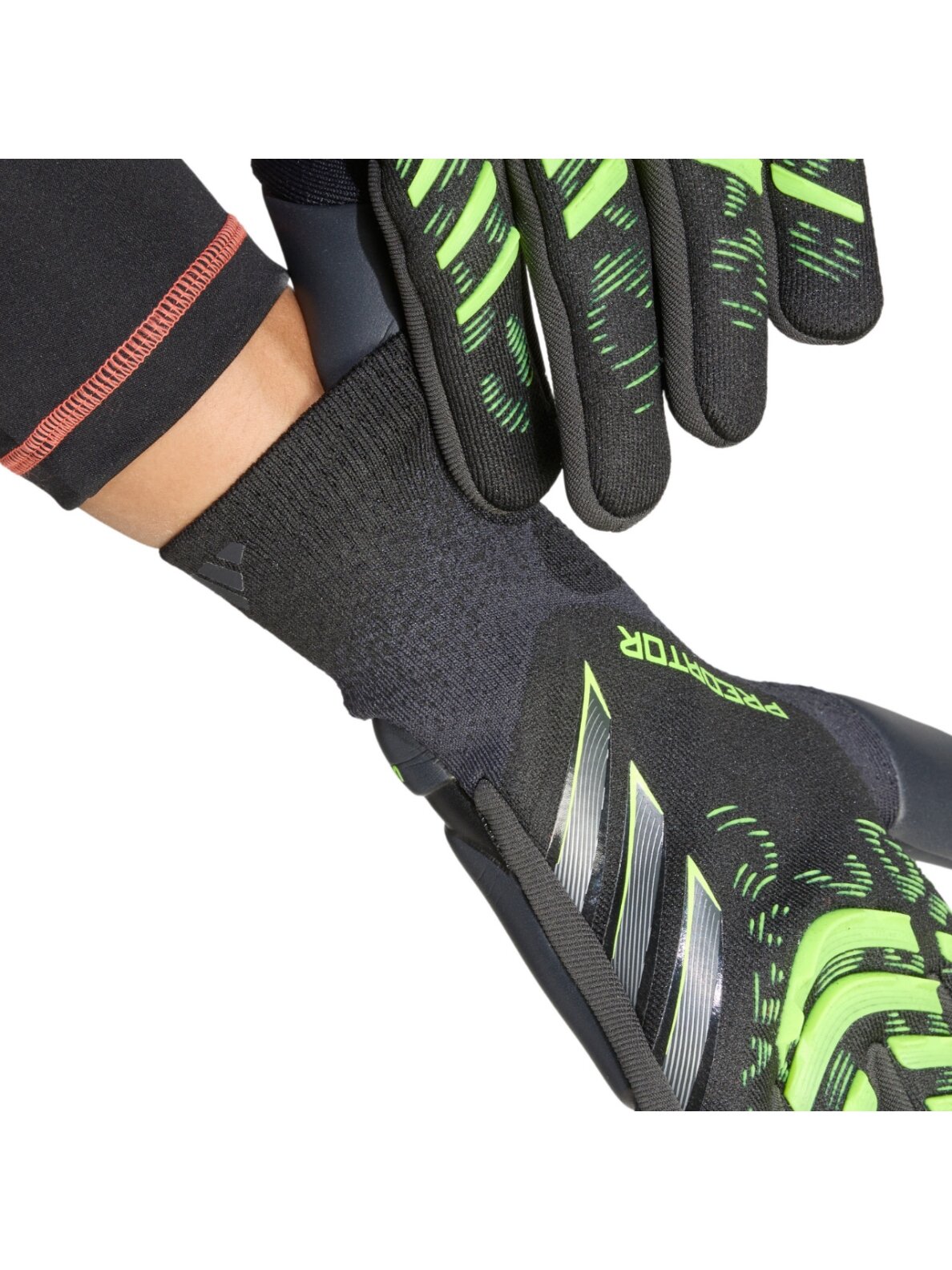 Adidas Predator Pro Goalkeeper vartininko pirštinės juodos JJ3531 3 Adidas Predator Pro Goalkeeper vartininko pirštinės juodos JJ3531 3