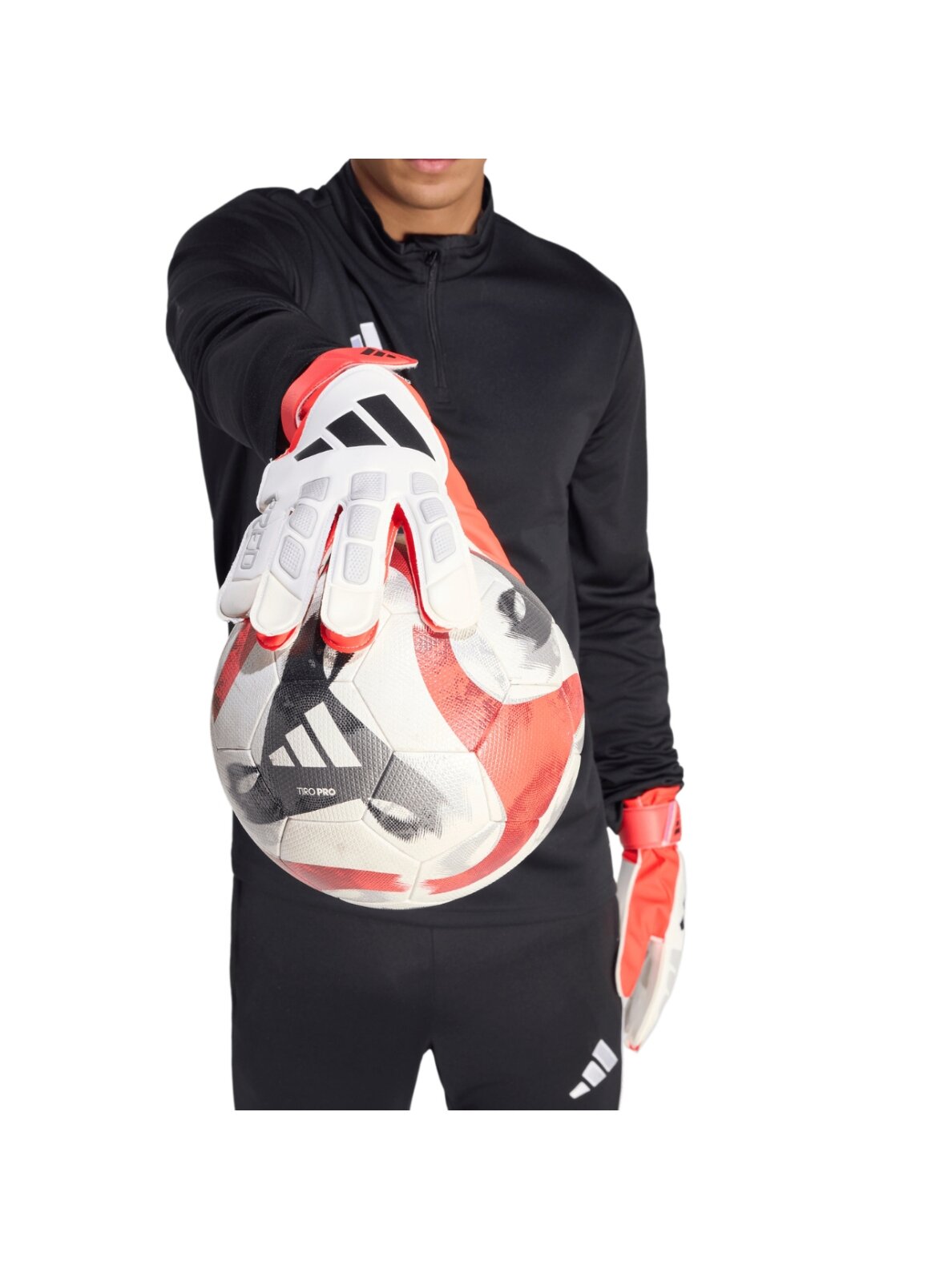 adidas Predator Training vartininko pirštinės baltos-raudonos JY6311 5
