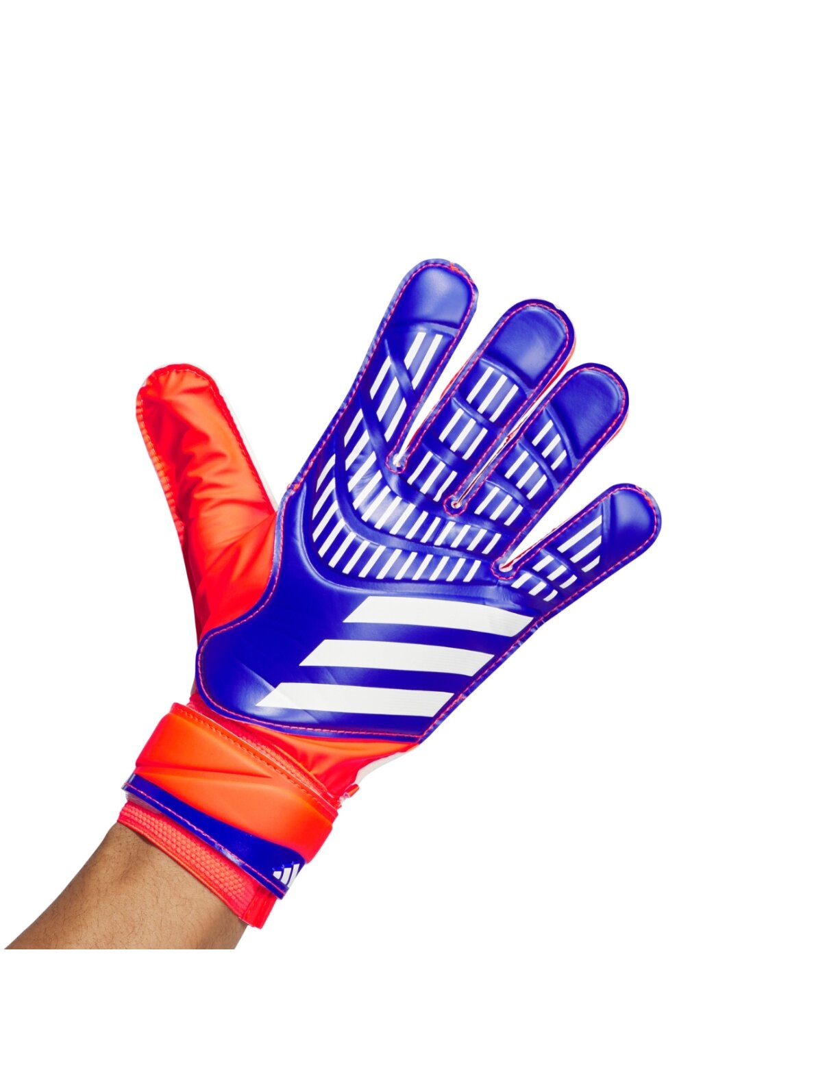 adidas Predator Training Goalkeeper vyrų vartininko pirštinės violetinės-oranžinės IX3870 1
