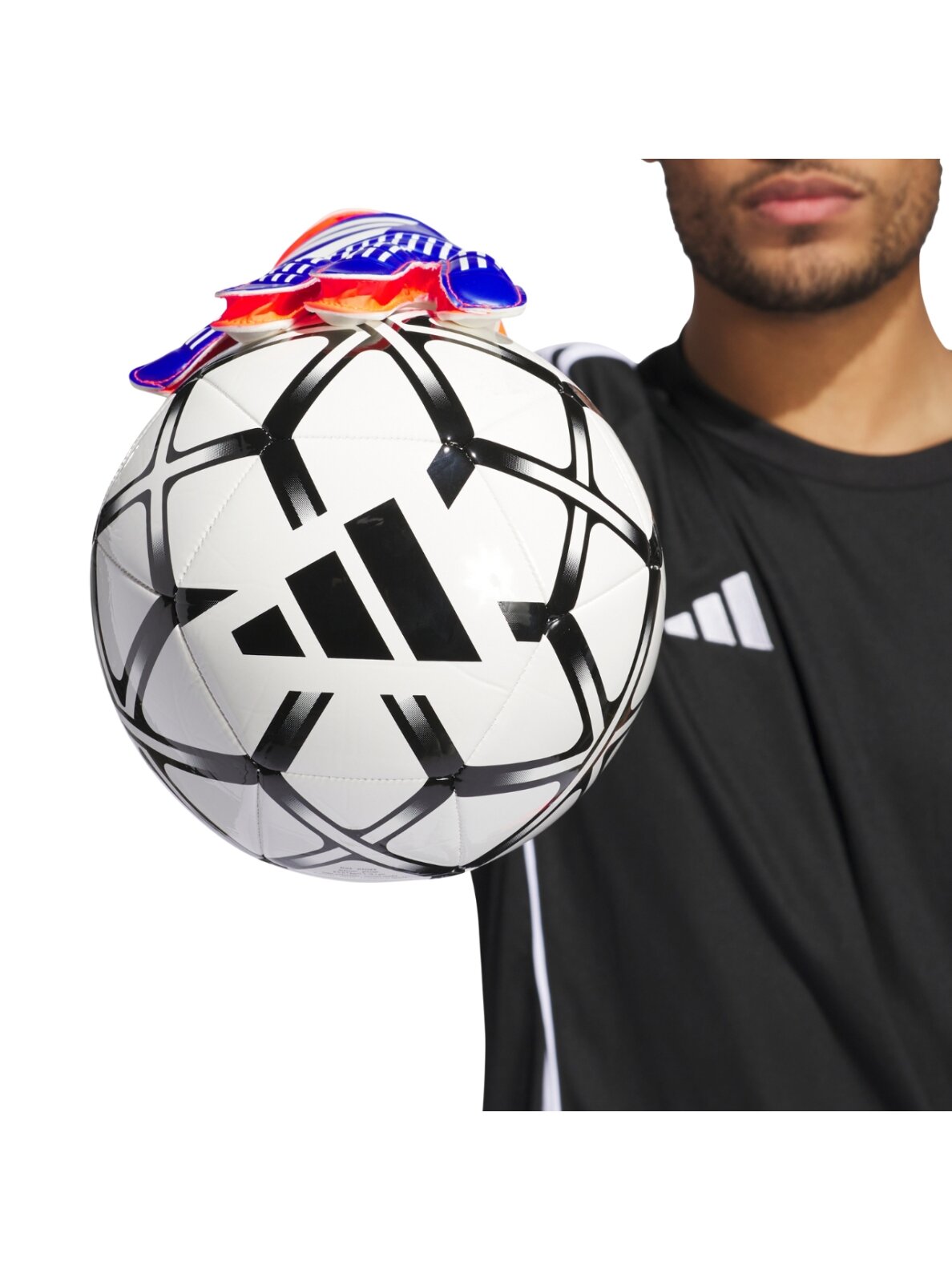 adidas Predator Training Goalkeeper vyrų vartininko pirštinės violetinės-oranžinės IX3870 5