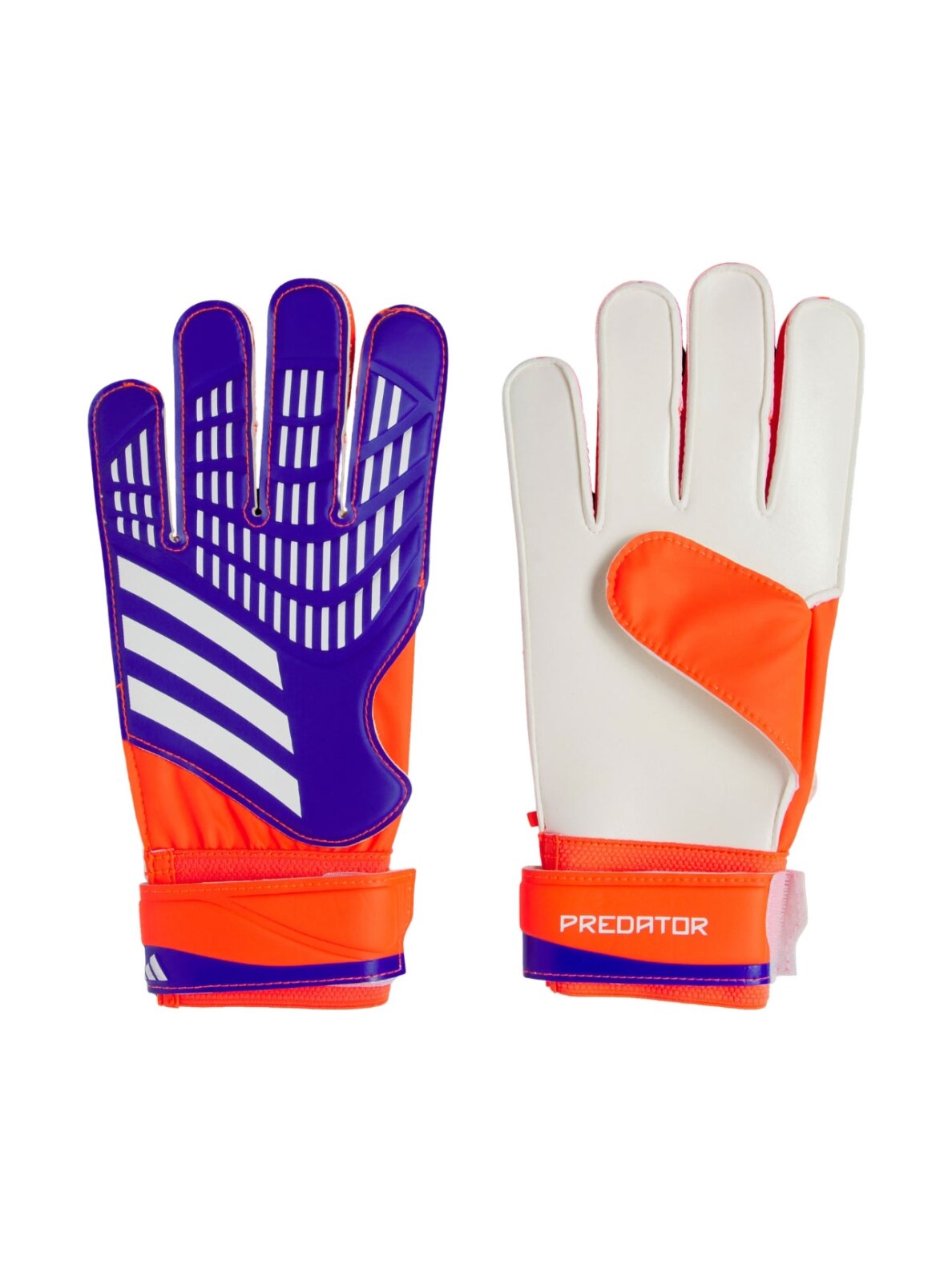 adidas Predator Training Goalkeeper vyrų vartininko pirštinės violetinės-oranžinės IX3870 adidas Predator Training Goalkeeper vyrų vartininko pirštinės violetinės-oranžinės IX3870