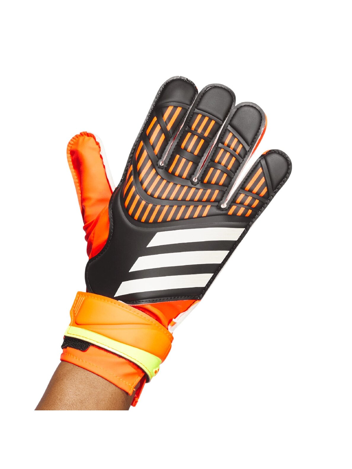 Adidas Predator Training vartininko pirštinės oranžinės ir juodos spalvos IQ4027 1 Adidas Predator Training vartininko pirštinės oranžinės ir juodos spalvos IQ4027 1