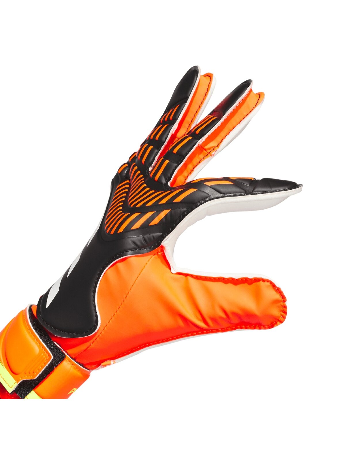 Adidas Predator Training vartininko pirštinės oranžinės ir juodos spalvos IQ4027 2 Adidas Predator Training vartininko pirštinės oranžinės ir juodos spalvos IQ4027 2