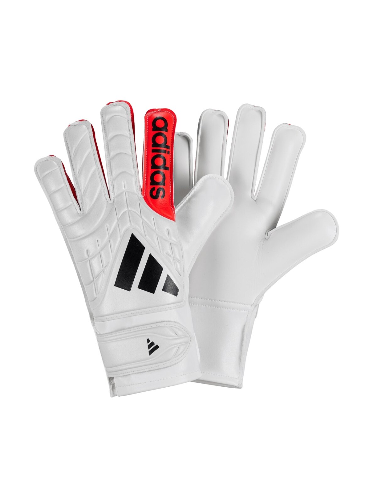 Adidas Copa Club vartininko pirštinės vaikams baltos-oranžinės KA7808