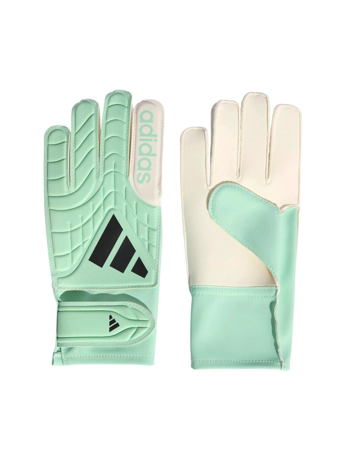 adidas vaikiškos vartininko pirštinės Copa Club, mėtų žalios-baltos KE9735 adidas vaikiškos vartininko pirštinės Copa Club, mėtų žalios-baltos KE9735