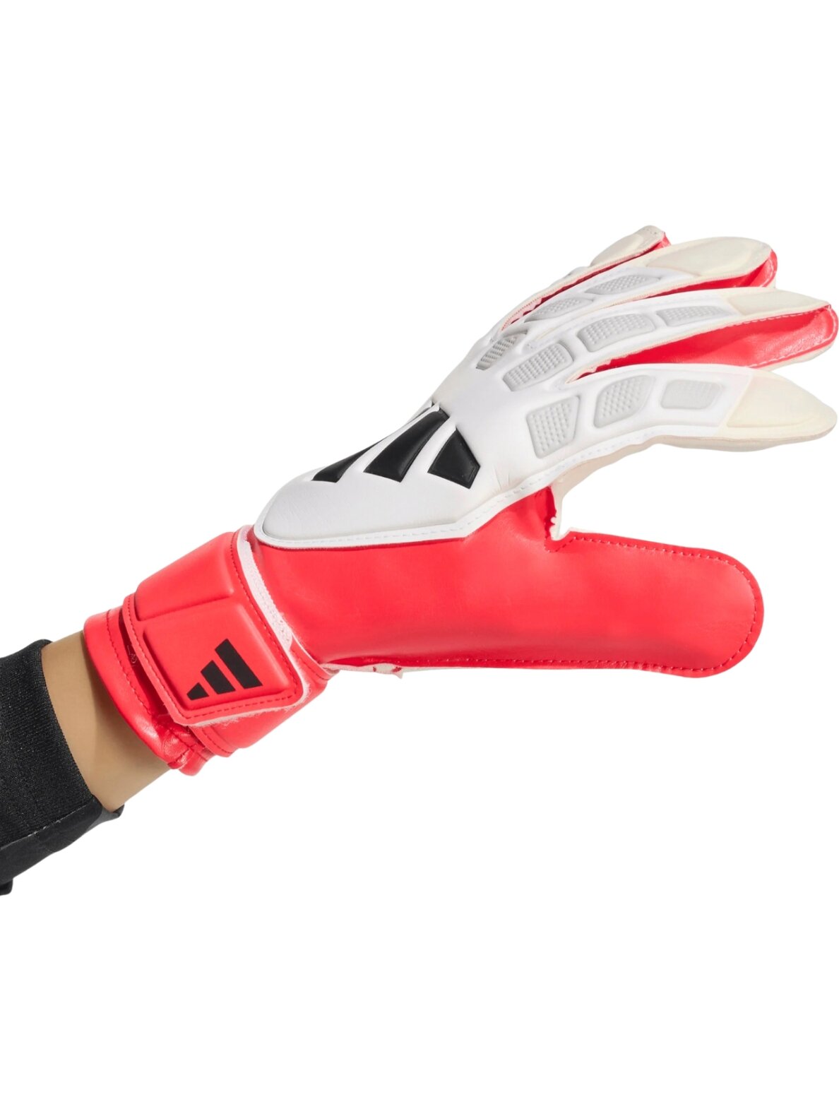 Adidas Predator Training vartininko pirštinės vaikams baltos-raudonos KA7792 2