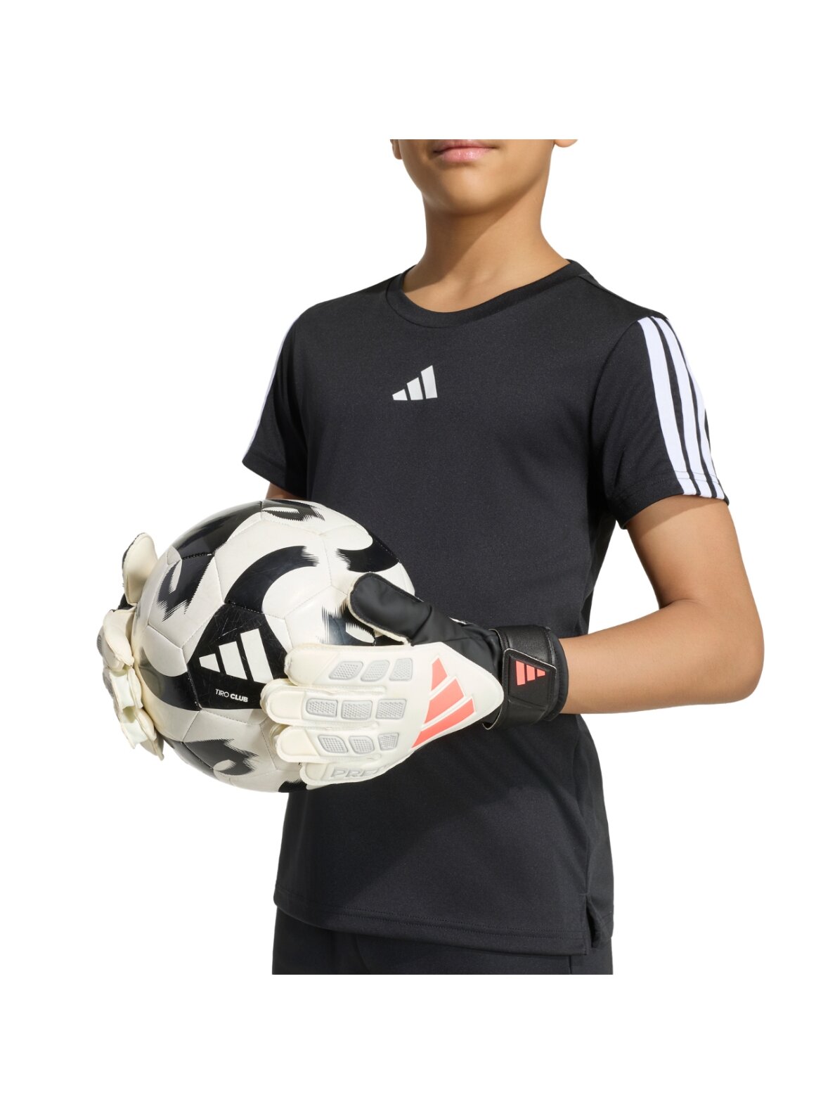 adidas Predator Training vaikiškos vartininko pirštinės, juodos ir baltos KE9707 6 adidas Predator Training vaikiškos vartininko pirštinės, juodos ir baltos KE9707 6