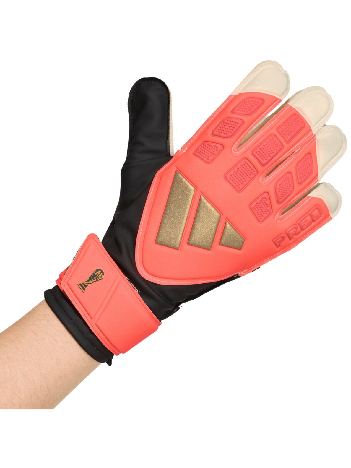 Adidas Predator Training vaikiškos vartininko pirštinės, oranžinės, KZ2095 1