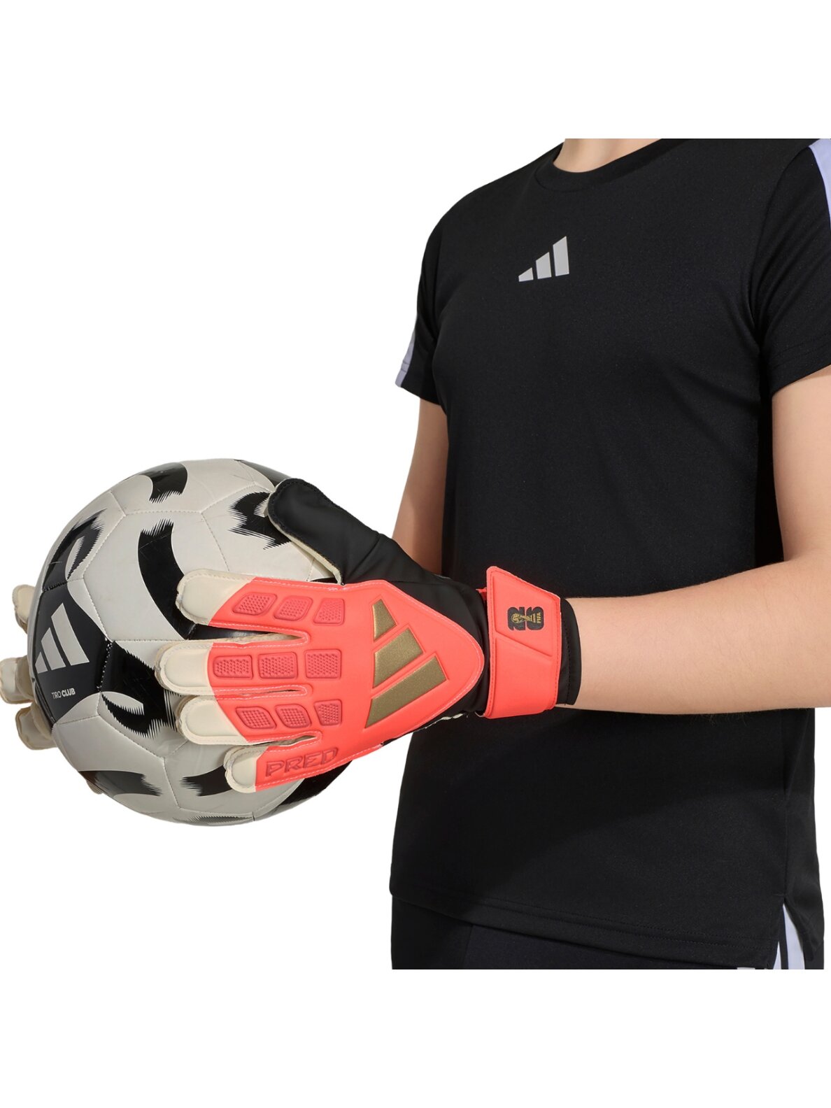 Adidas Predator Training vaikiškos vartininko pirštinės, oranžinės, KZ2095 6 Adidas Predator Training vaikiškos vartininko pirštinės, oranžinės, KZ2095 6