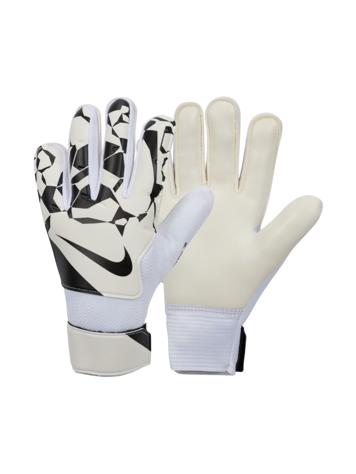 Nike Match Goalkeeper vaikiškos vartininko pirštinės, baltos HQ0258 100