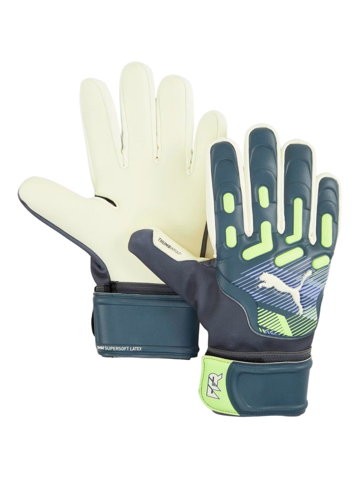 Puma Future Match NC vartininko pirštinės mėlynai žalios 41926 05 Puma Future Match NC vartininko pirštinės mėlynai žalios 41926 05