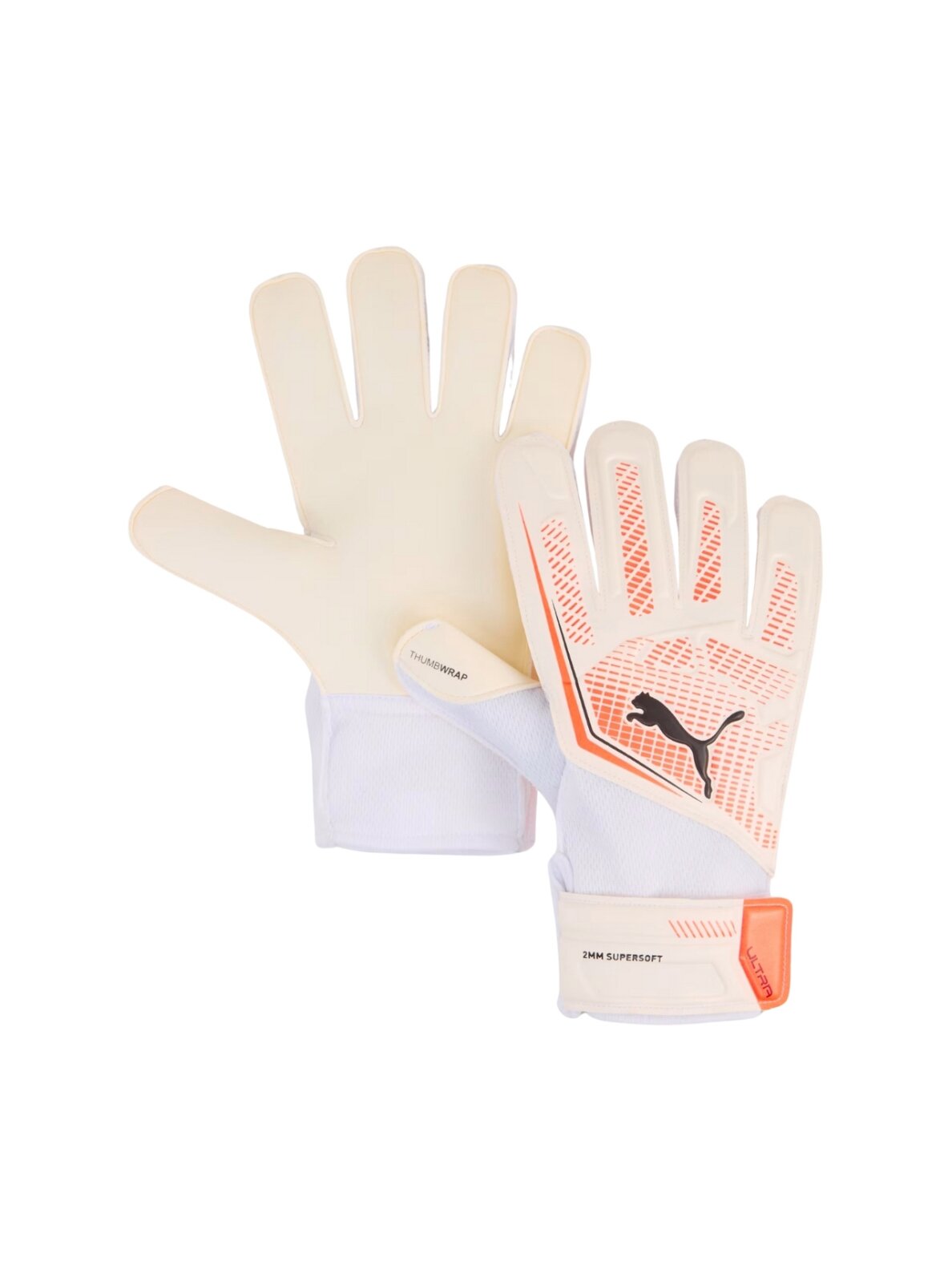 Puma Ultra Play RC vartininko pirštinės kreminės-oranžinės spalvos Puma Ultra Play RC vartininko pirštinės kreminės-oranžinės spalvos