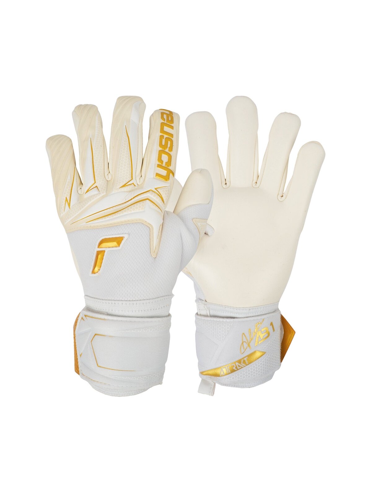 Reusch Attrakt AB1 Advance vartininko pirštinės baltos 5670002 1130 Reusch Attrakt AB1 Advance vartininko pirštinės baltos 5670002 1130