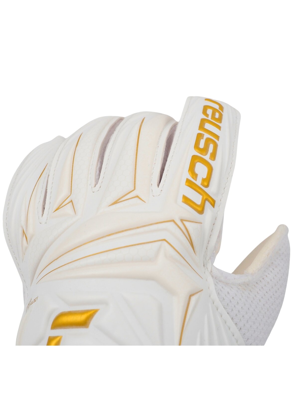 Reusch Attrakt AB1 Solid Junior vartininko pirštinės baltos 5672003 1130 4 Reusch Attrakt AB1 Solid Junior vartininko pirštinės baltos 5672003 1130 4