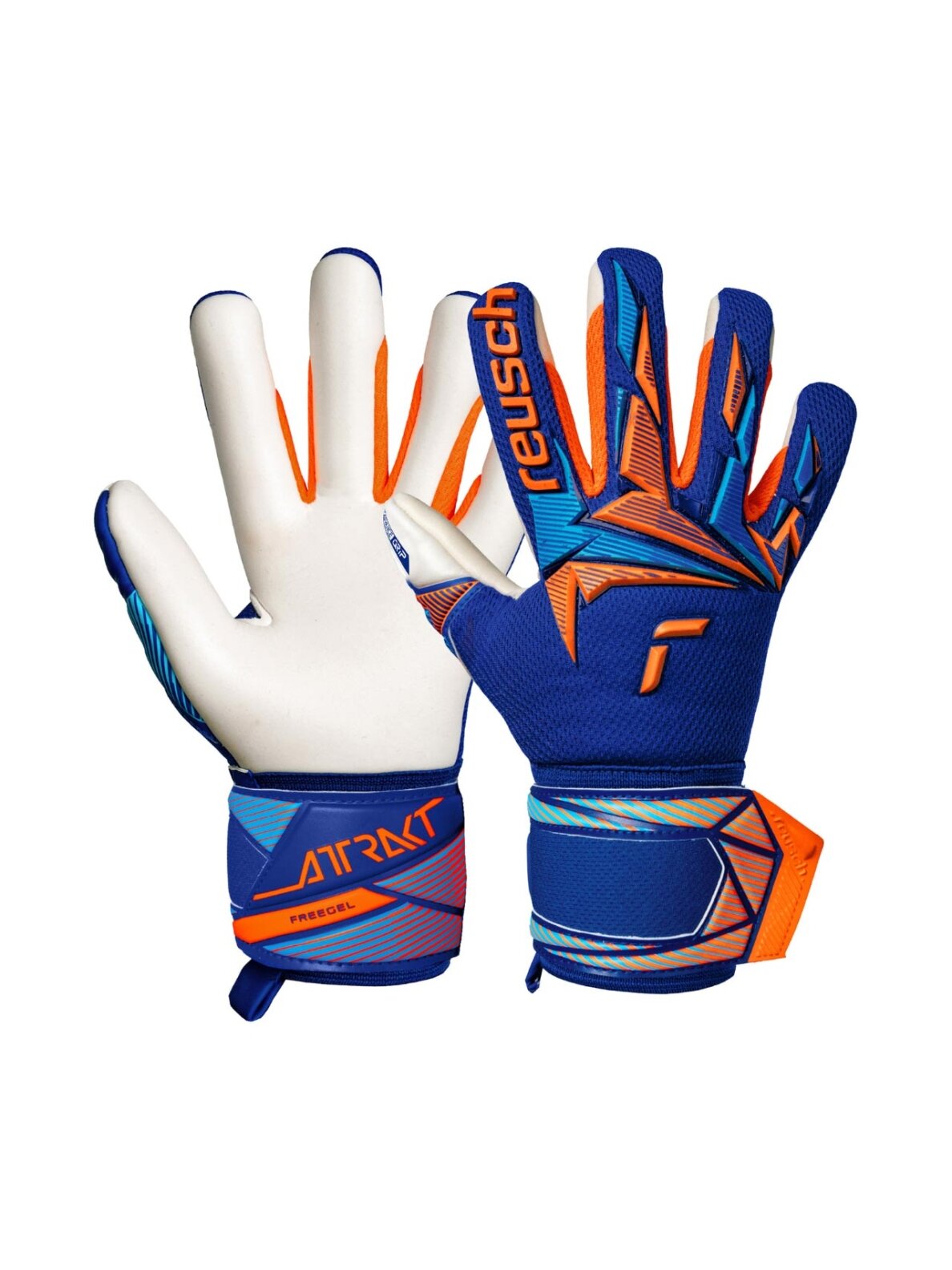 Reusch vartininko pirštinės vaikams Attrakt Freegel Advance Junior mėlynos 5672235 4129