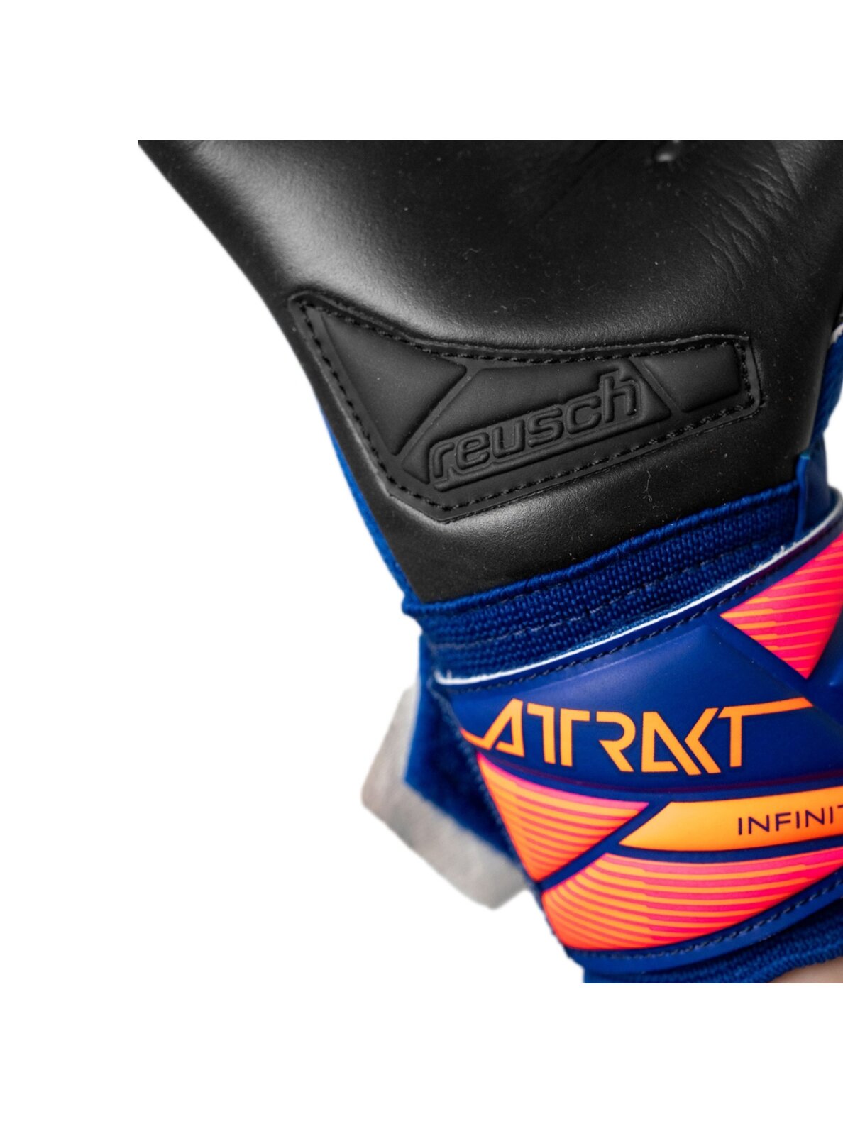Reusch Attrakt Infinity Evolution NC Junior vartininko pirštinės vaikams mėlynai juodos 5