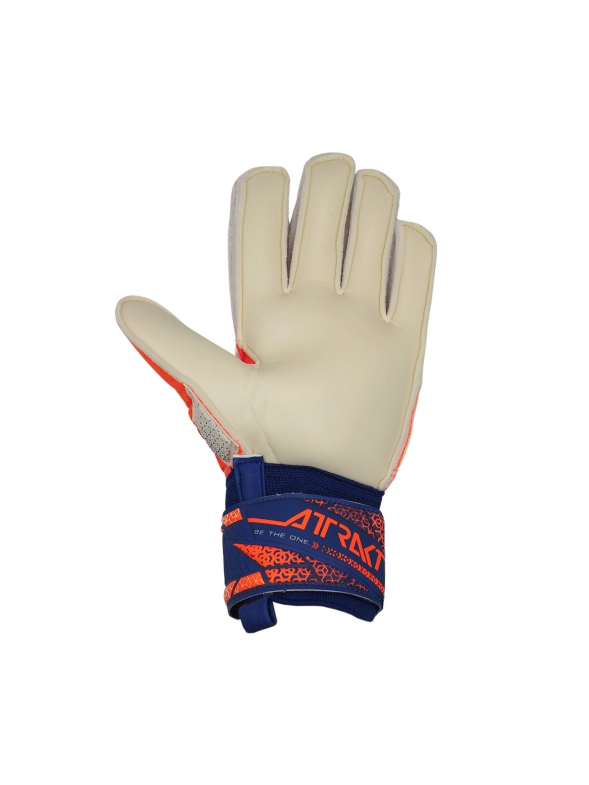 Reusch Attrakt Solid vartininko pirštinės baltos-oranžinės 5570516 2500 2 Reusch Attrakt Solid vartininko pirštinės baltos-oranžinės 5570516 2500 2