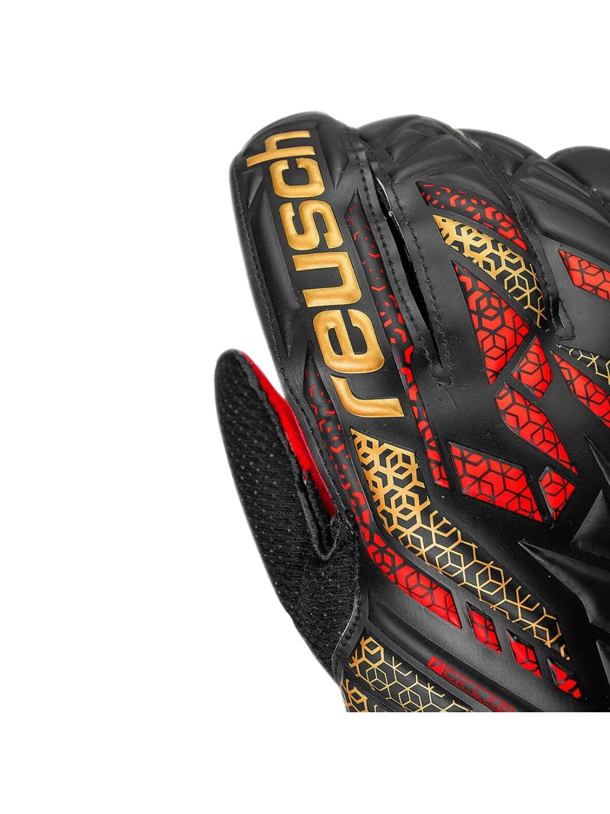 Reusch Attrakt Solid vartininko pirštinės raudonos ir juodos 5570515 7075 5 Reusch Attrakt Solid vartininko pirštinės raudonos ir juodos 5570515 7075 5
