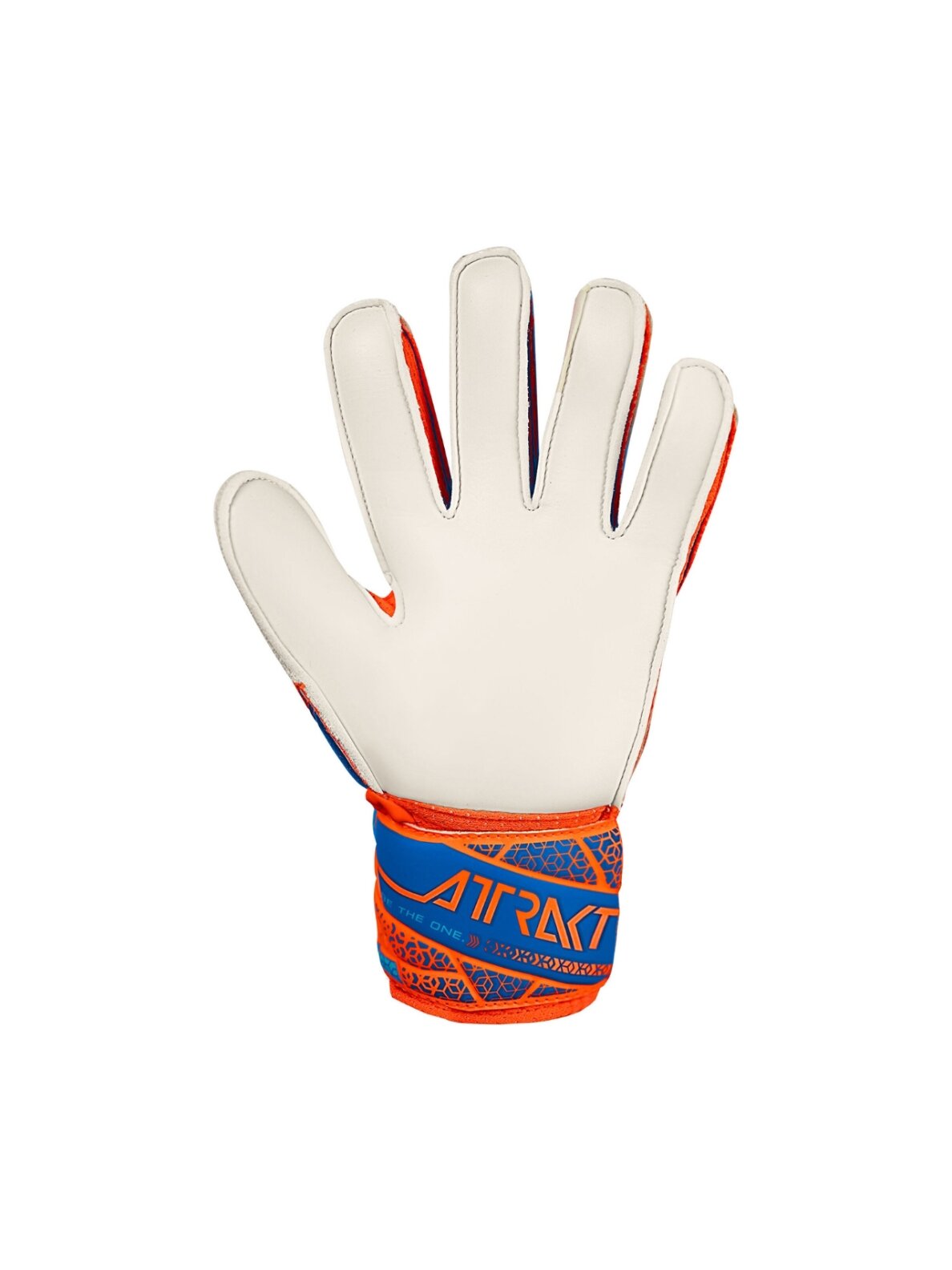Reusch Attrakt Solid Junior vartininko pirštinės oranžinės-mėlynos 5572515 2290 2 Reusch Attrakt Solid Junior vartininko pirštinės oranžinės-mėlynos 5572515 2290 2