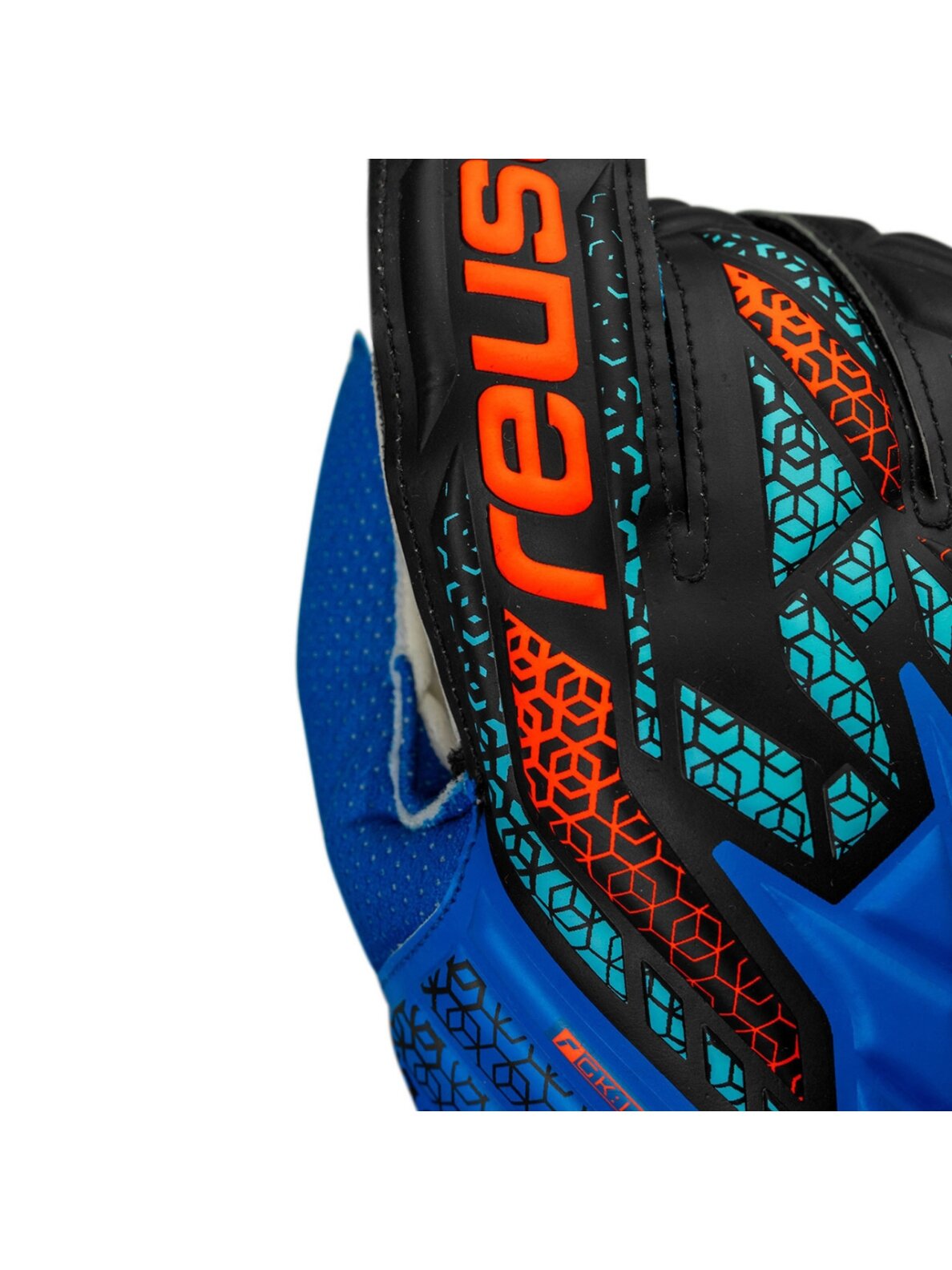 Reusch Attrakt Solid vartininko pirštinės mėlynos-juodos 5570515 4467 4 Reusch Attrakt Solid vartininko pirštinės mėlynos-juodos 5570515 4467 4