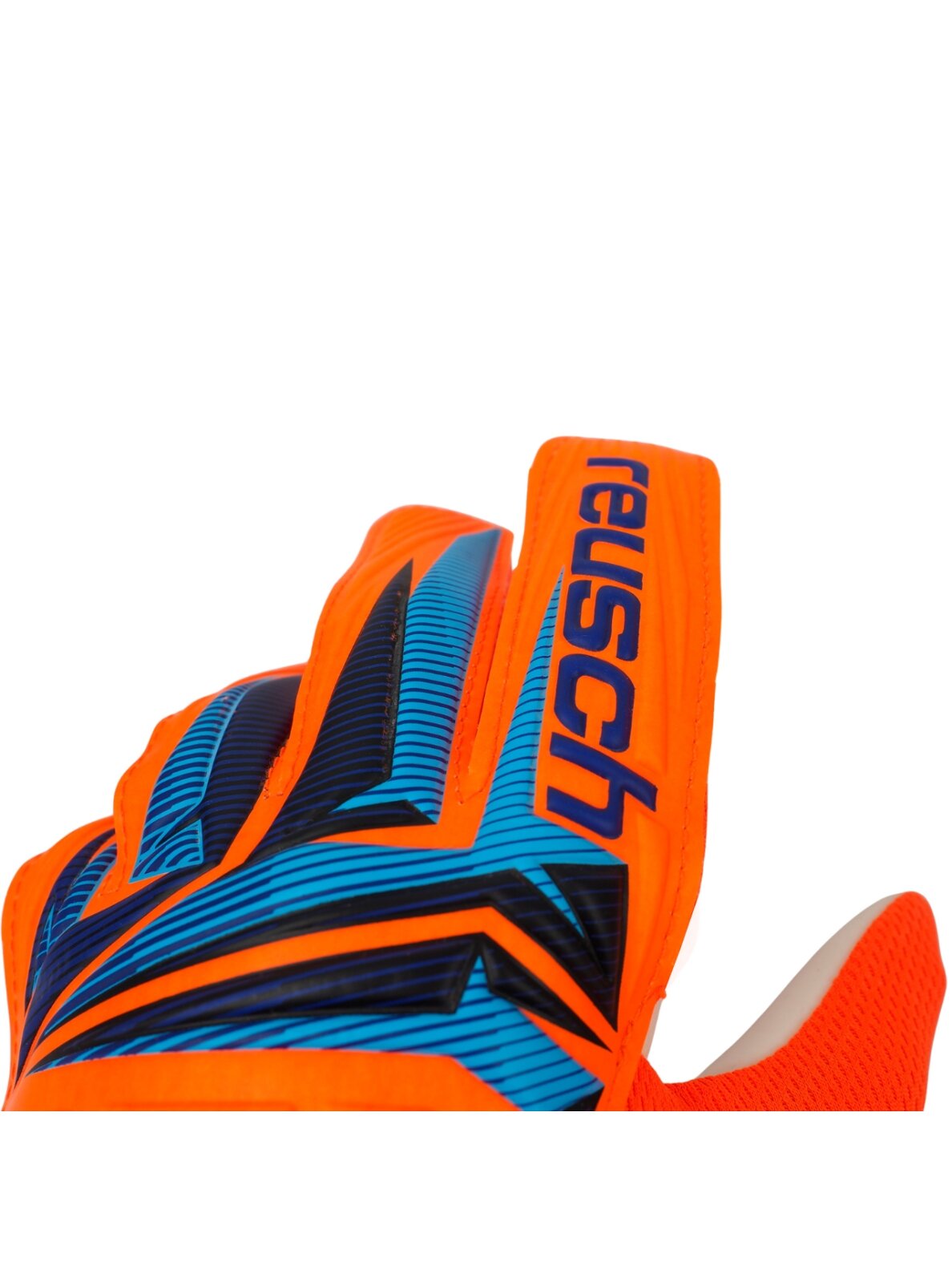Reusch Attrakt Starter Solid Junior vartininko pirštinės oranžinės 4 Reusch Attrakt Starter Solid Junior vartininko pirštinės oranžinės 4