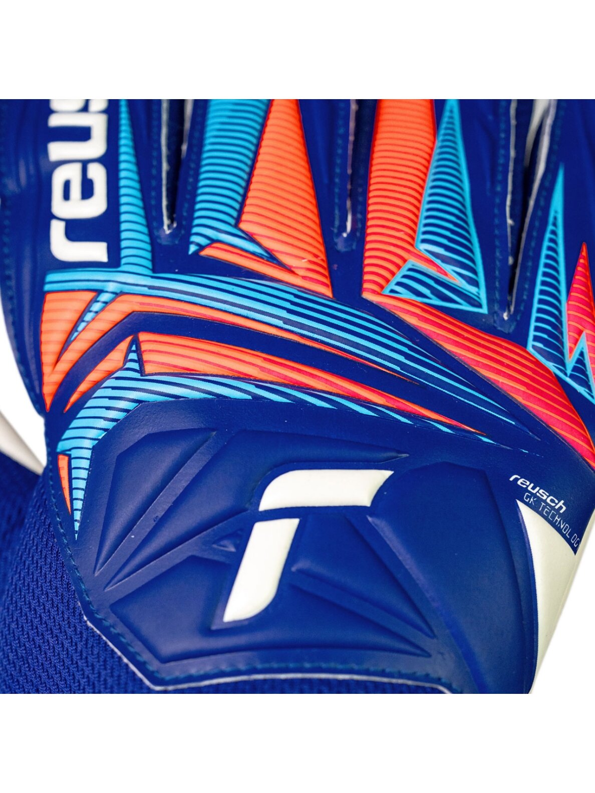 Reusch Attrakt Starter Solid vyrams vartininko pirštinės, mėlynos 4 Reusch Attrakt Starter Solid vyrams vartininko pirštinės, mėlynos 4