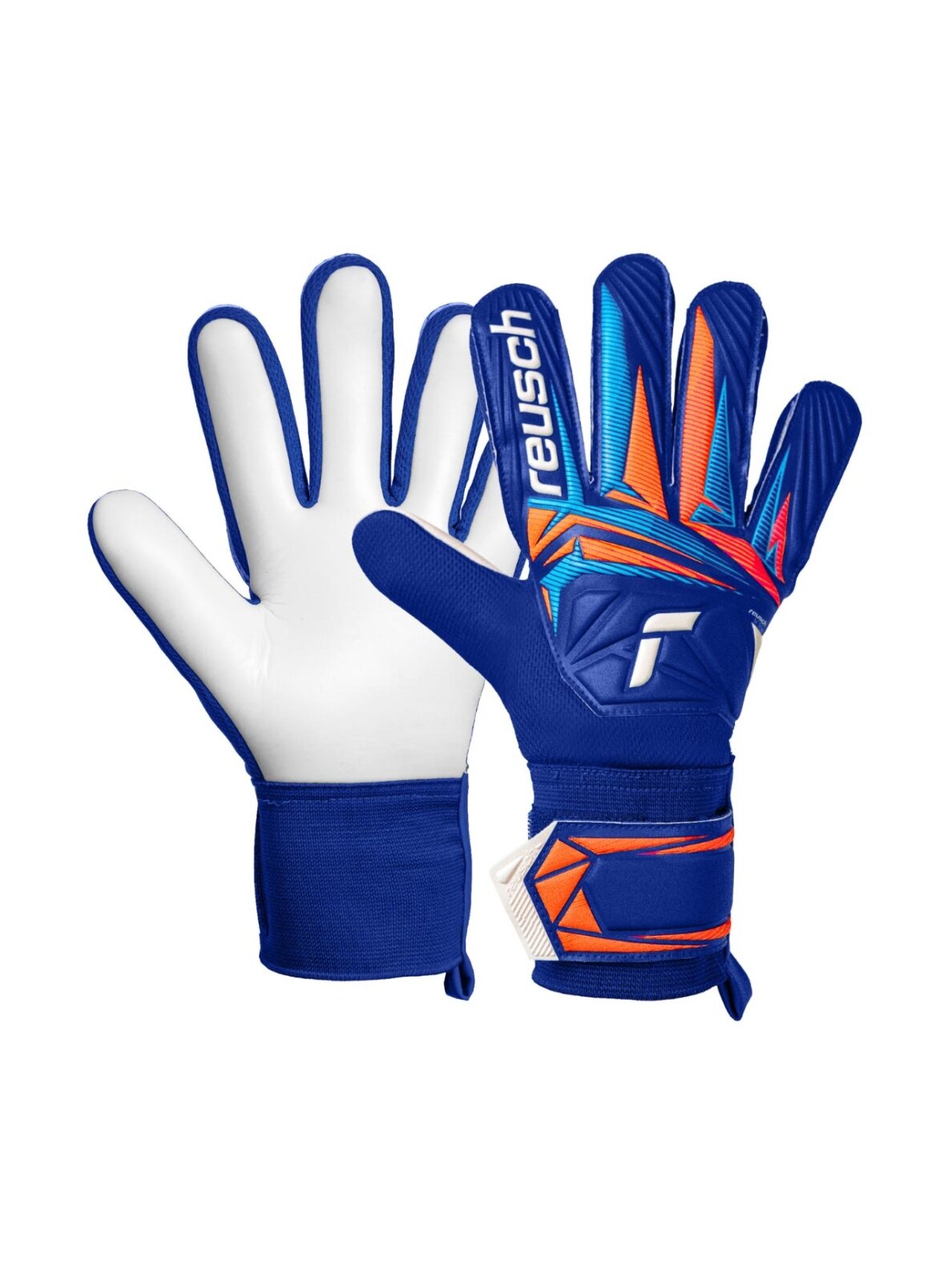 Reusch Attrakt Starter Solid vyrams vartininko pirštinės, mėlynos Reusch Attrakt Starter Solid vyrams vartininko pirštinės, mėlynos