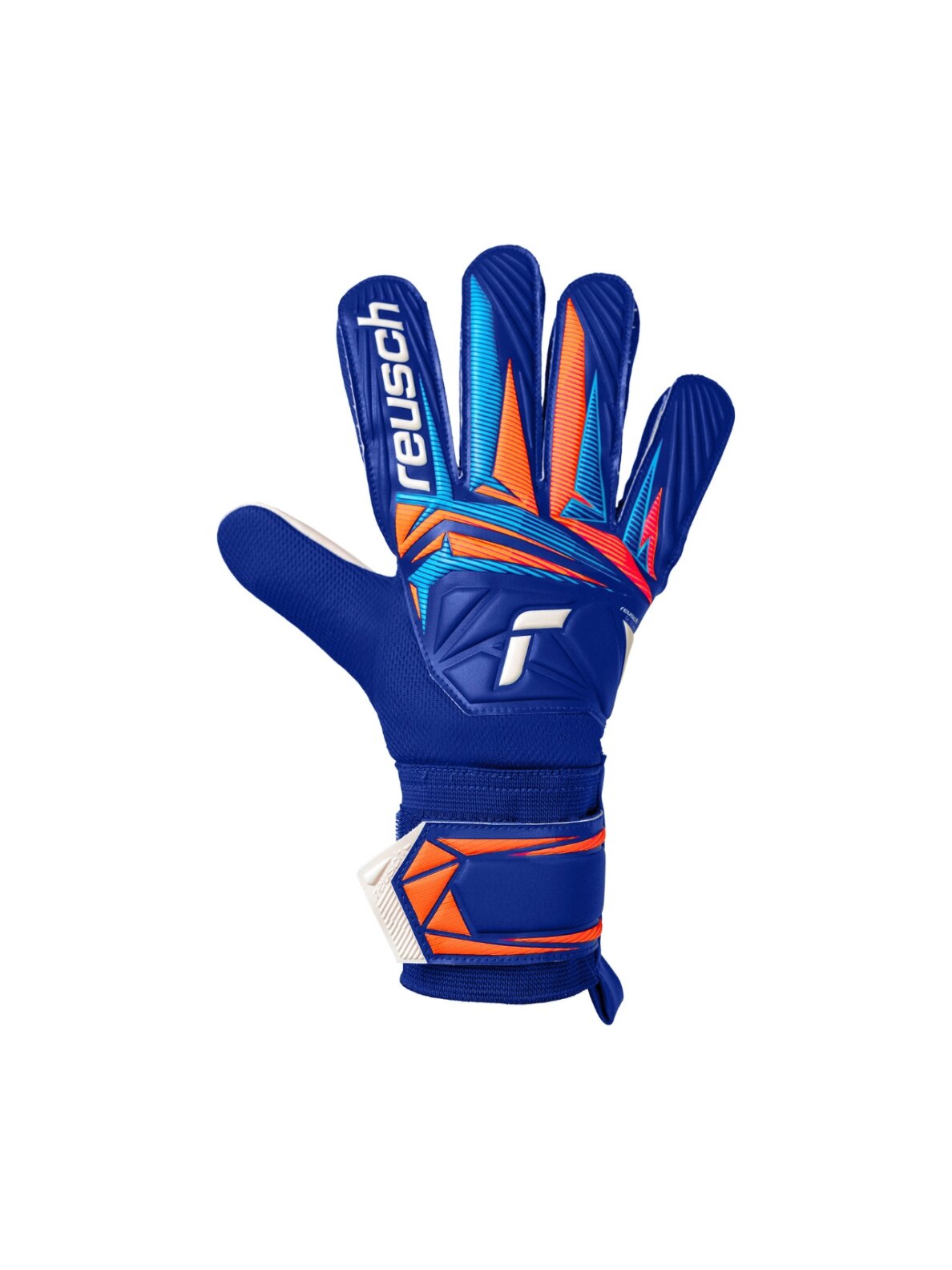 Reusch Attrakt Starter Solid vyrams vartininko pirštinės, mėlynos 1 Reusch Attrakt Starter Solid vyrams vartininko pirštinės, mėlynos 1