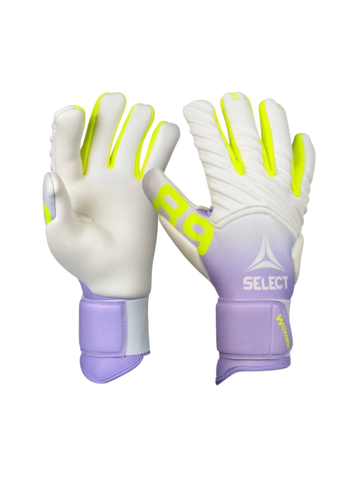 Select vartininko pirštinės moterims 89 Women v26 violetinės-baltos-laimo žalios 500097