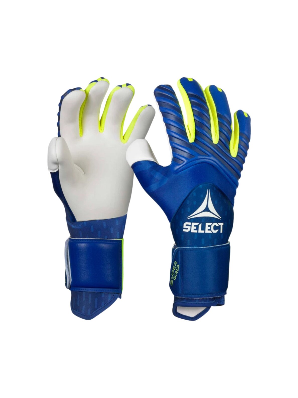 Select Super Grip 77 v26 vartininko pirštinės mėlynos 500093 Select Super Grip 77 v26 vartininko pirštinės mėlynos 500093