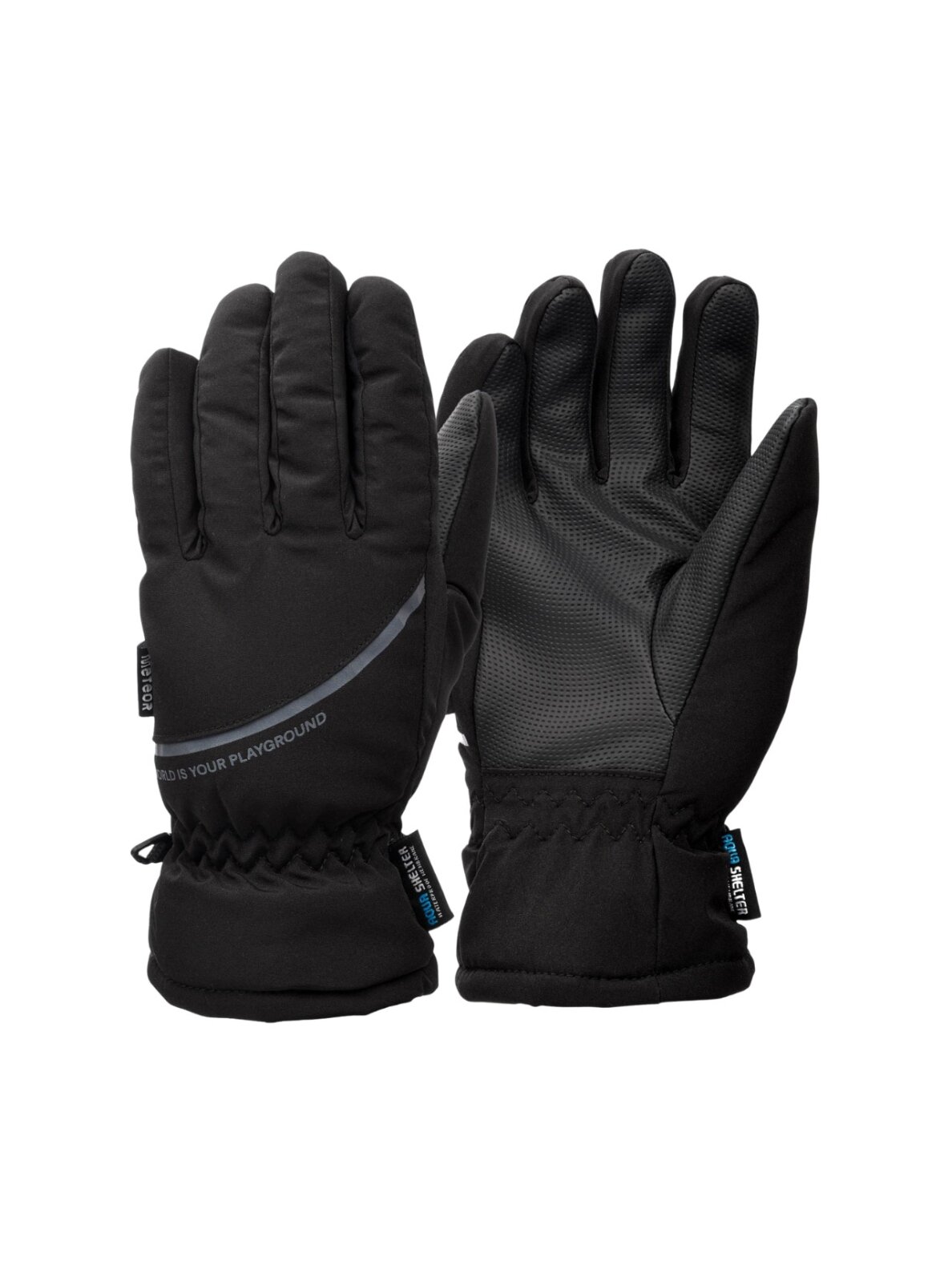 Meteor Hiemis žieminės pirštinės juodos unisex Meteor Hiemis žieminės pirštinės juodos unisex