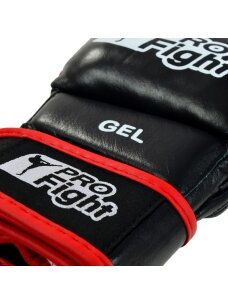 Profight MMA pirštinės iš natūralios odos, juodos