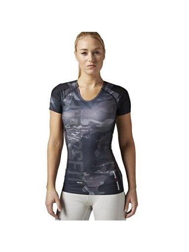 Reebok kompresiniai marškiniai „Reebok CrossFit COMP SS AI9475“ Reebok kompresiniai marškiniai „Reebok CrossFit COMP SS AI9475“