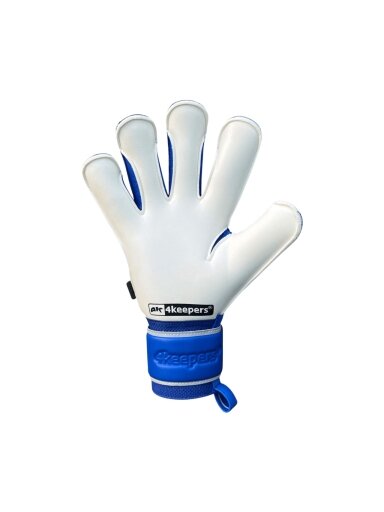 4Keepers Champ VII HB Junior vartininko pirštinės, mėlynos ir žalios spalvos fluo