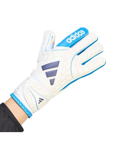 Adidas Copa Club vartininko pirštinės, baltos-mėlynos, KE9734