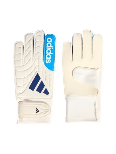 Adidas Copa Club vartininko pirštinės, baltos-mėlynos, KE9734