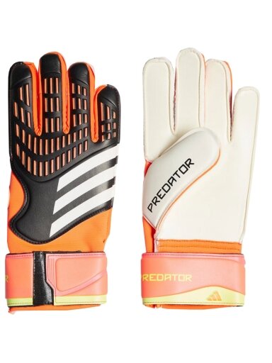 Adidas Predator MTC vartininko pirštinės, juodos ir oranžinės spalvos IN1599