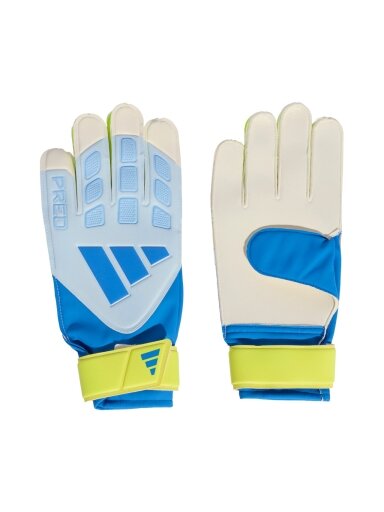 Adidas Predator Training vartininko pirštinės balta-geltona-mėlyna KA7786