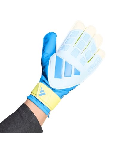 Adidas Predator Training vartininko pirštinės balta-geltona-mėlyna KA7786