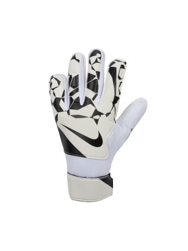 Nike Match Goalkeeper vaikiškos vartininko pirštinės, baltos HQ0258 100