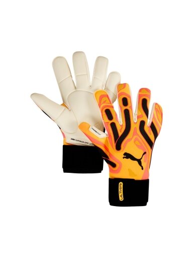 Puma Ultra Ultimate Hybrid Sun vartininko pirštinės vyrams oranžinės 41858 09