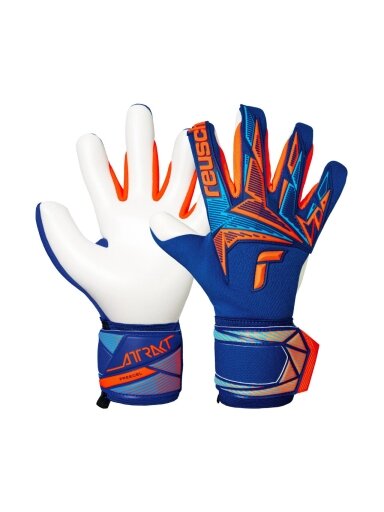 Reusch Attrakt Freegel Advance vartininko pirštinės vaikams mėlyna-oranžinė