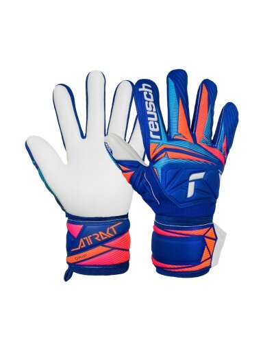 Reusch Attrakt Grip vartininko pirštinės vyrams, mėlynos