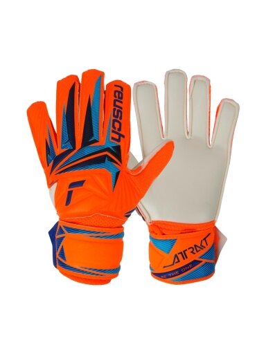 Reusch Attrakt Solid Junior vartininko pirštinės vaikams oranžinės 5672516 2290