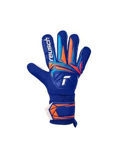 Reusch Attrakt Starter Solid vyrams vartininko pirštinės, mėlynos