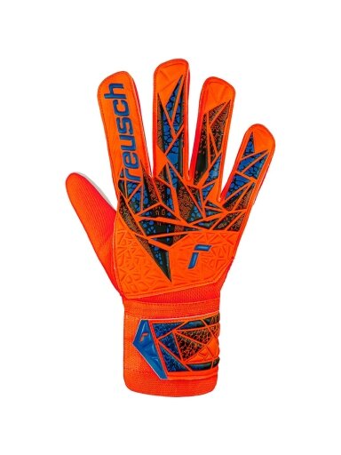 Reusch Attrakt Starter Solid vartininko pirštinės oranžinės 5470514 2210